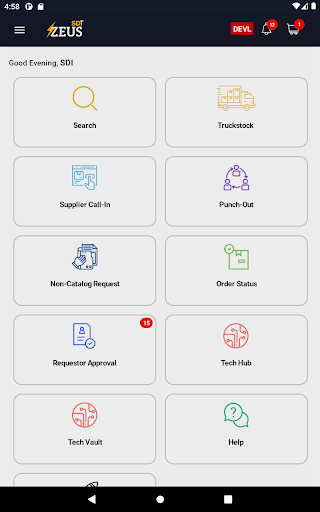 SDI Ordering Screen 3
