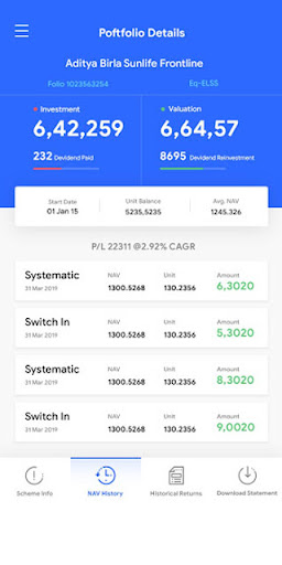 AAI Investments Screen 3