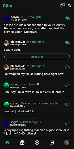 Biim: Alerts, Drops & Social Screenshot 1 - AppWisp.com