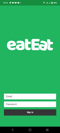 Android application EatEat Vendor App screenshort