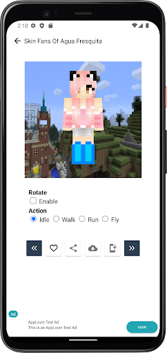 Agua Fresquita Skin for MCPE Screen 2