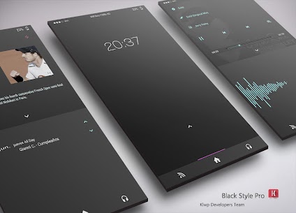 Black Style XIU for KLWP APK（付费）2