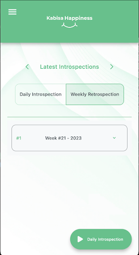 Kabisa Happiness App Screen 3