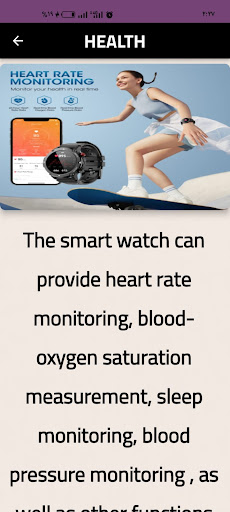 Android application PUREROYI Smart Watch guide screenshort