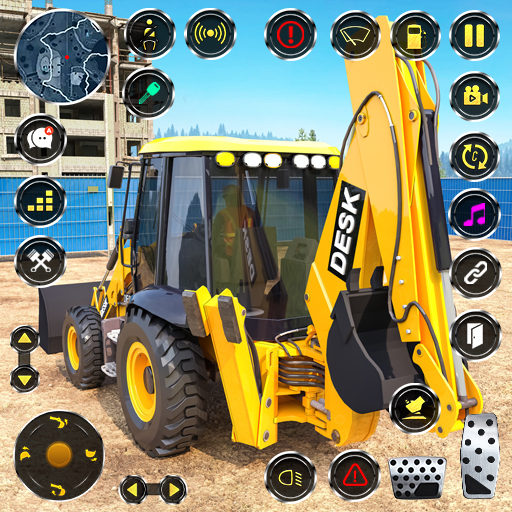 City Construction JCB Game 3D logo