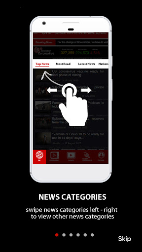 Android application CNIASIA screenshort
