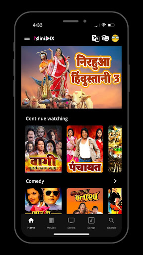 Android application MiniPIX: Movies & Series screenshort