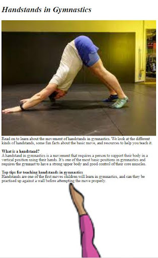 Gymnastics Handstand Exercises Screenshot 4 - AppWisp.com