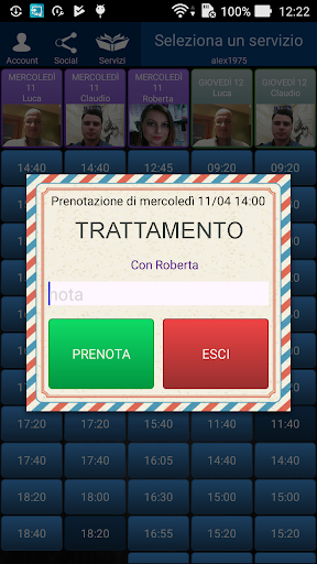FisioTime Screen 2