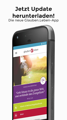 Android application Glauben Leben screenshort