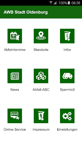 Android application Abfall App OL Stadt Oldenburg screenshort