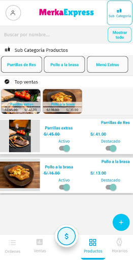 Android application Merka Negocios screenshort