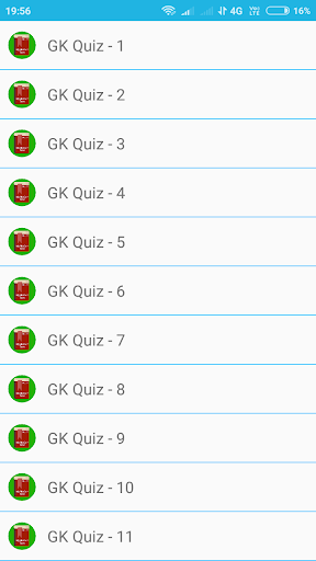 General Knowledge Quiz - GnE Screen 2