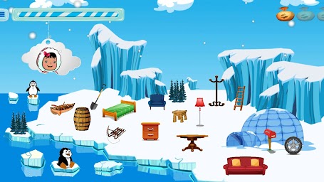Ice Land kids game educational collection