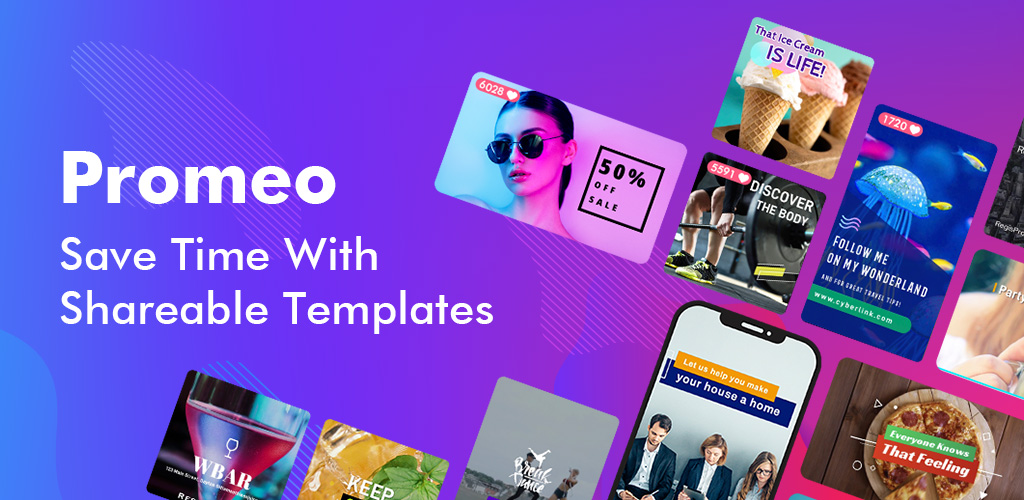 Banner Image Promeo - Story & Reels Maker Mod APK