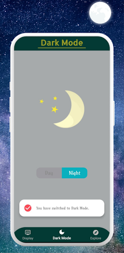 Dark mode for phone Screen 3