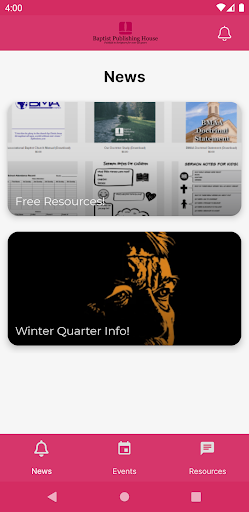 Android application Baptist Publishing House screenshort