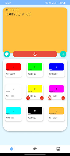 Color Mixer Screen 3