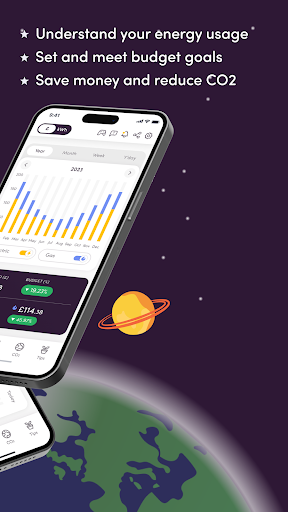 Hugo Energy Smart Meter App Screen 2