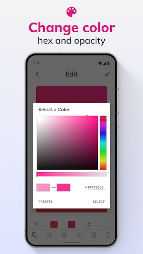 Screenshot of Pure Solid Color Wallpapers