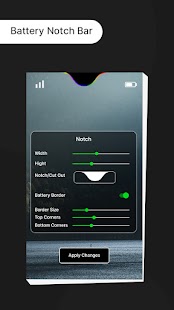 Notch Battery Bar & Energy Ring 2020 Bildschirmfoto