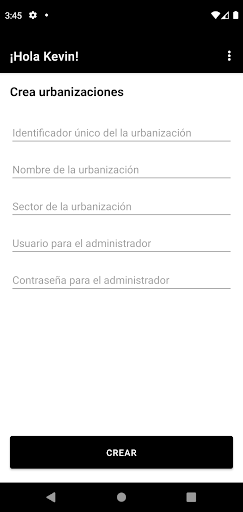 Security Force Administrador Screen 2