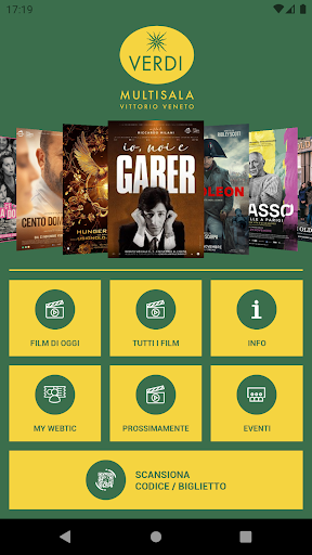 Android application Webtic Multisala Verdi screenshort