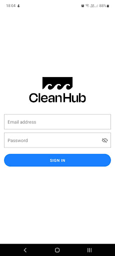 Android application CleanHub screenshort