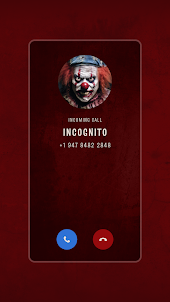 Scary Clown Video Call
