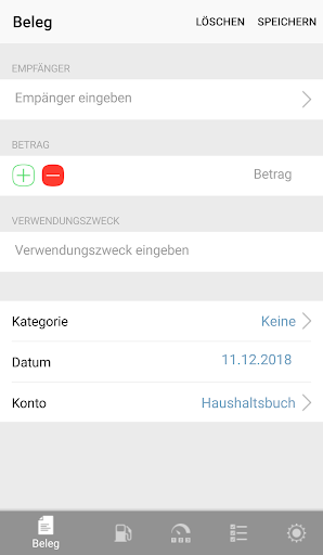 Android application WISO Belegerfassung screenshort