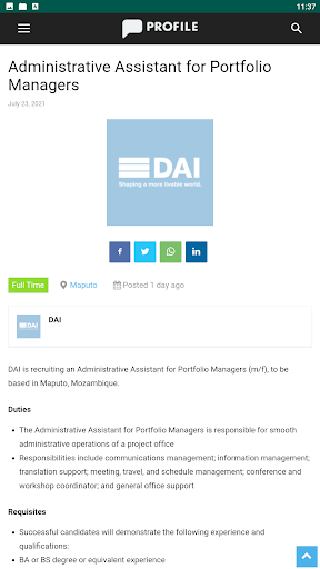 Mozambique Jobs Screen 3