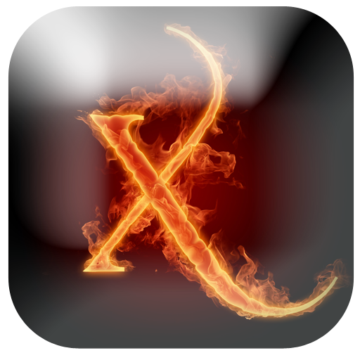 X Letters Wallpaper HD logo