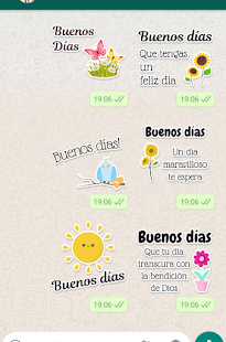 Stickers de Buenos Días Screenshot