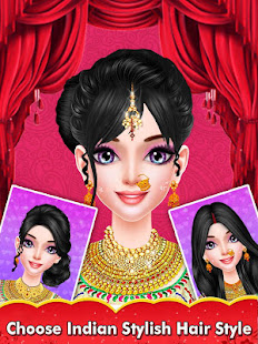 Indian Wedding Dress Up and Makeup  Salon apktreat screenshots 1
