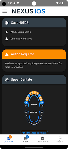 Android application Nexus IOS screenshort