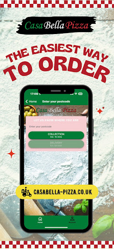 Android application Casa Bella Pizza - Kilburn screenshort