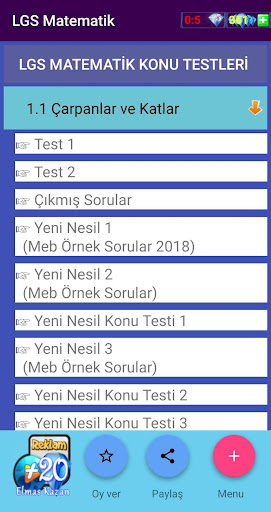 LGS Matematik 8 Screen 3