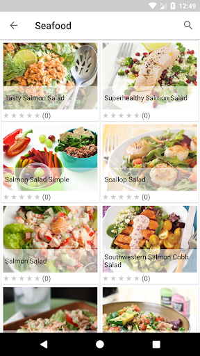 Salad Recipes Screen 2