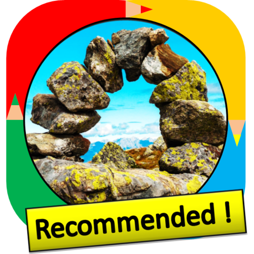 Color by Number - rock logo
