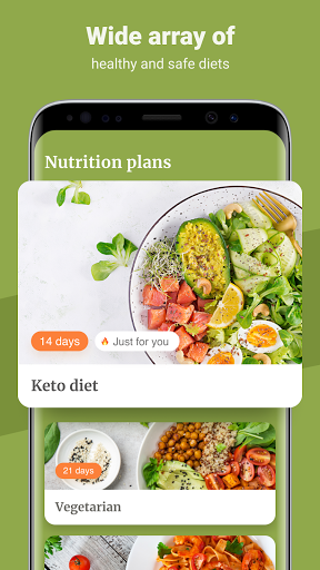 PEP Diet menu - Food tracker