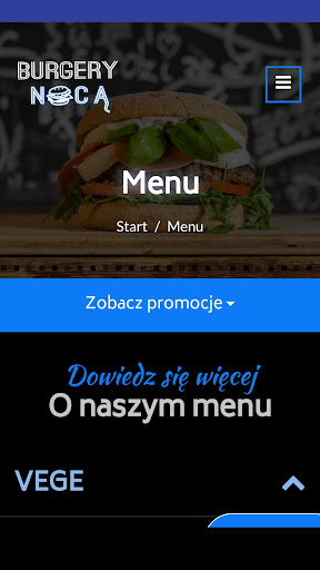 Android application Burgery Nocą screenshort