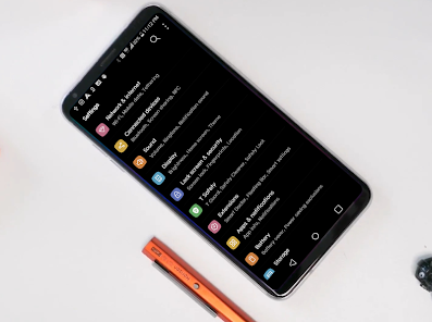 Screenshot 3 [UX6] G8 Black Theme for V20 G android