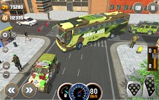 バスゲーム - 軍 コーチ 運転中 シミュレーターのおすすめ画像5