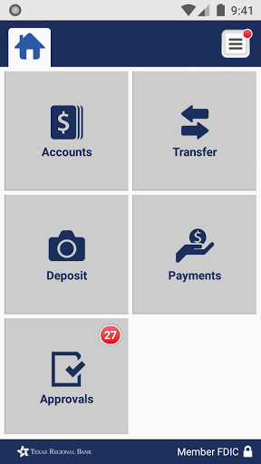 Texas Regional Bank Business Screen 3
