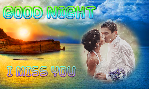 Android application Good Night Lovely Photo Frame screenshort