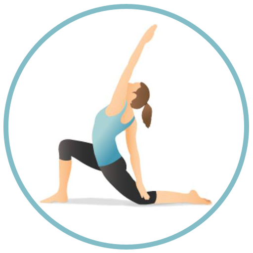 Yoga exercises for beginners logo
