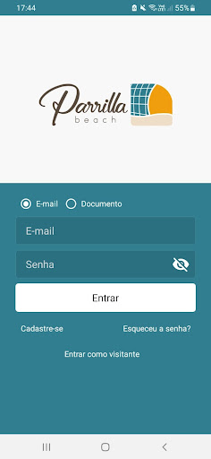 Android application Parrilla Beach screenshort
