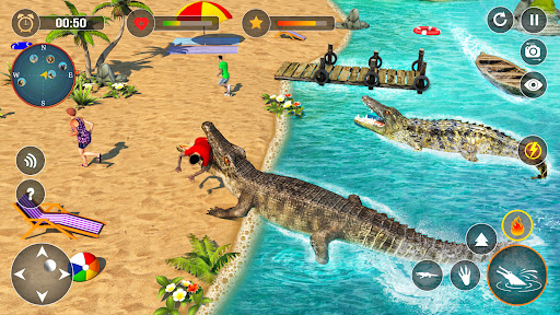Animal Crocodile  Attack Sim 3.4 screenshots 2