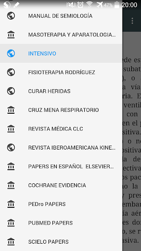 Android application KINESIOLOGIA APOYO ACADEMICO screenshort