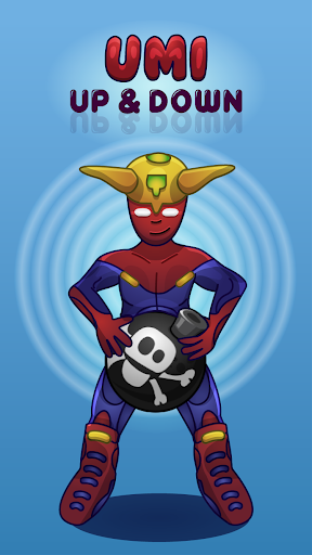 Android application Umi Up&Down Arcade Superhero screenshort
